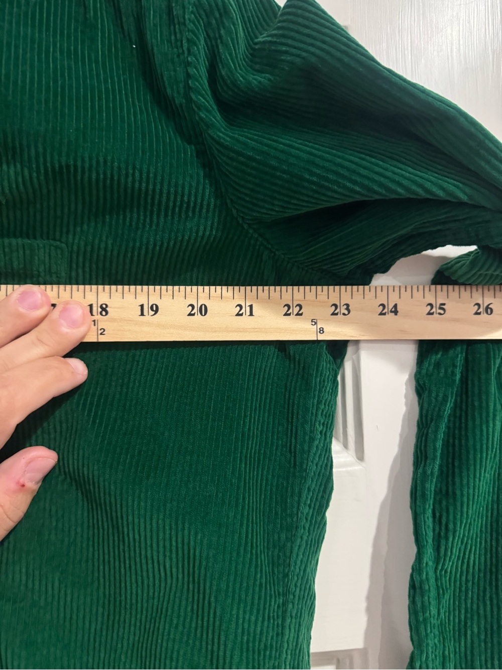 Frank & Eileen Emerald Green Corduroy Button-Down Shirt - Picture 6 of 7